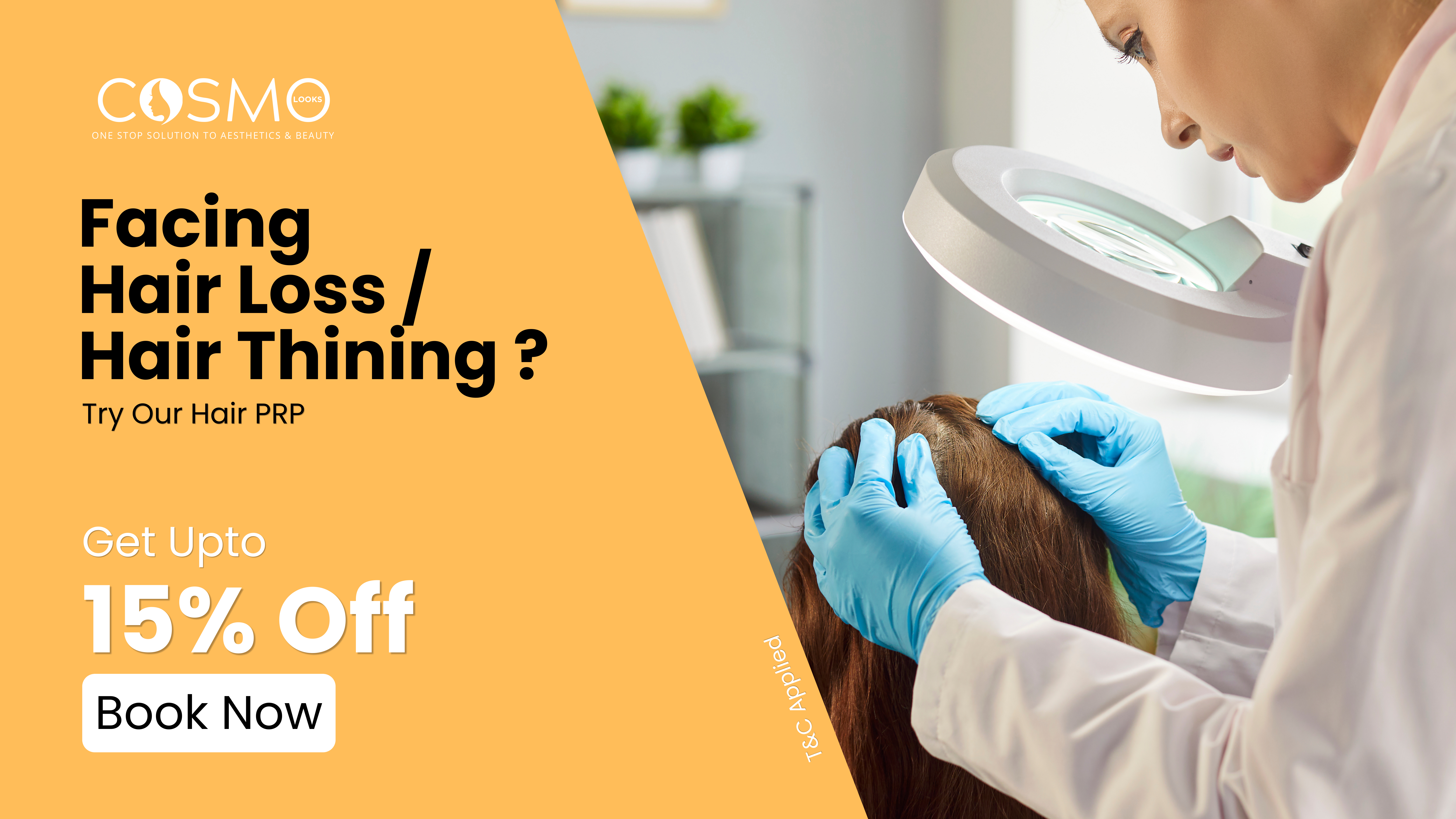 Facing Hair Loss — 15% Off — Book Now